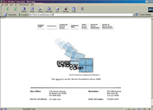 screen shot of Ross Window Corp